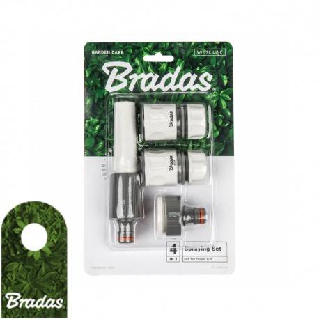 BRADAS Zestaw 4-elementowy na wąż 3/4