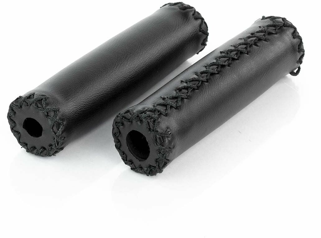 Nieznany Chwyty kierownicy City gąbka z pokryciem 125mm czarne para 030510