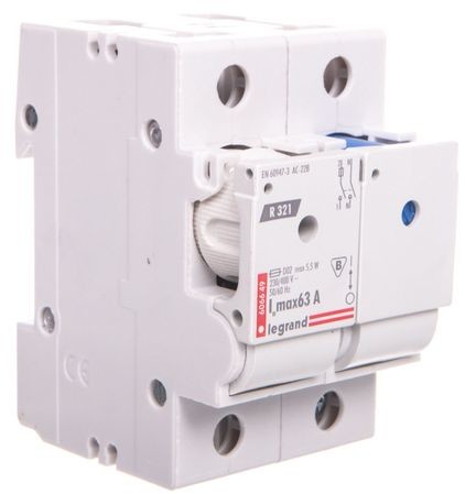 Legrand Rozłącznik bezpiecznikowy 1P+N 63A D02 R321 MAKS /bez wkładek/ 606649