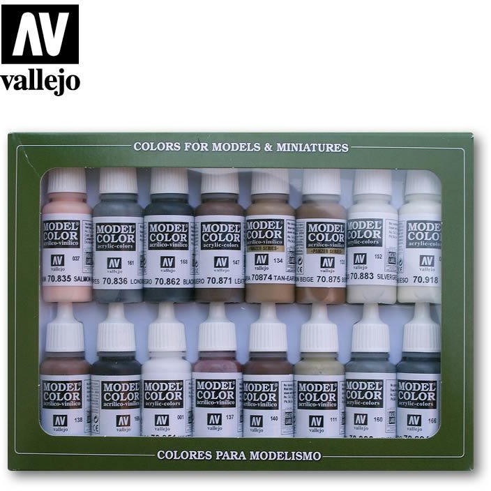 Vallejo Model Color Zestaw 16 farb - Equestrian Colors Vallejo 70144