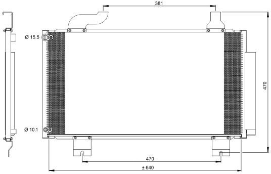 NRF Skraplacz, klimatyzacja NRF 350097