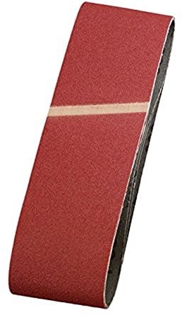 Korund kwb kwb 9025-15 10 x taśma szlifierska, 75 x 533 mm, K-150, szlachetny do drewna i metalu, papier ścierny do szlifierek taśmowych/szlifierek 9025-15