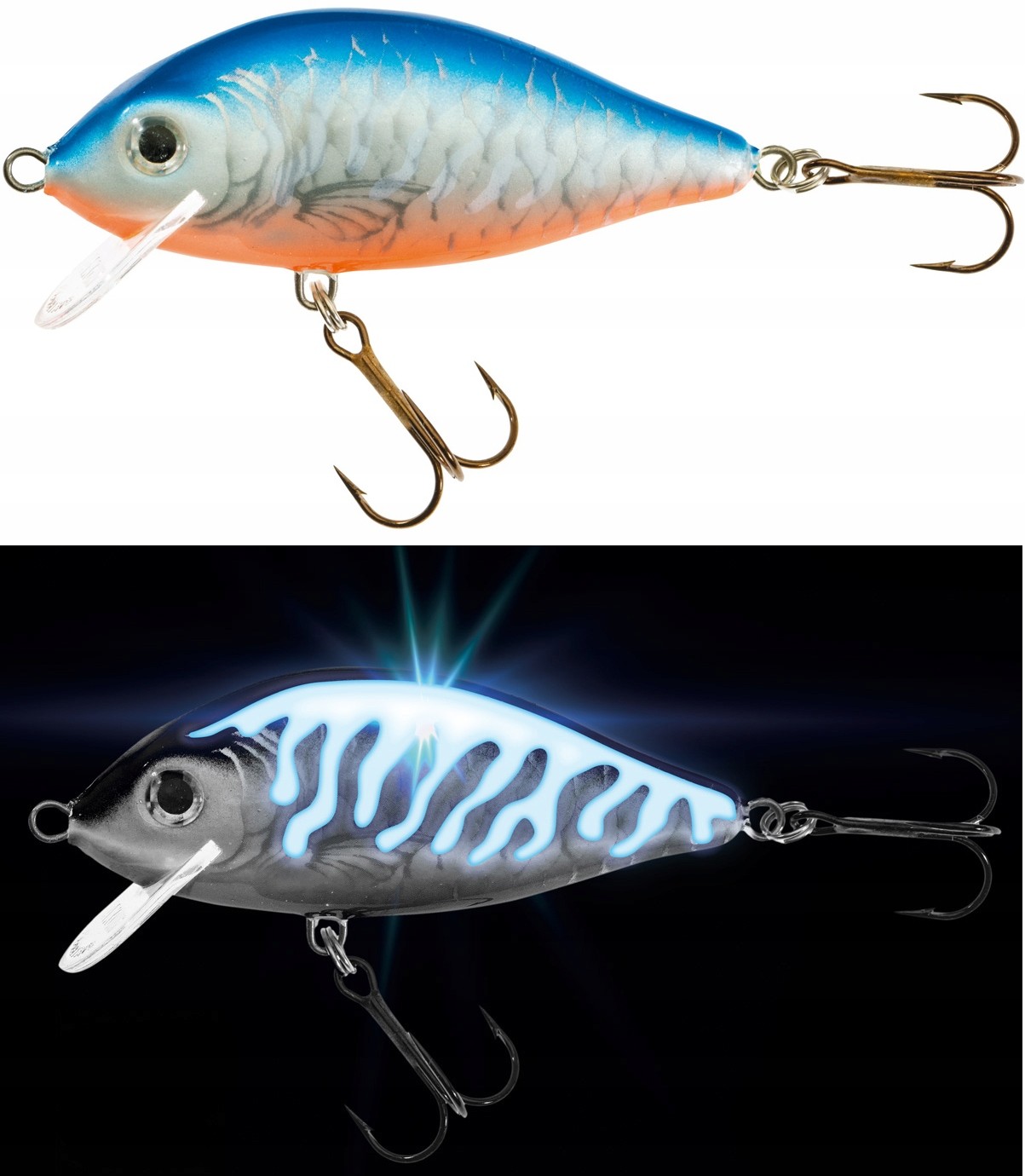 Jaxon Wobler Pływający Holo Select Uv karaś 8cm