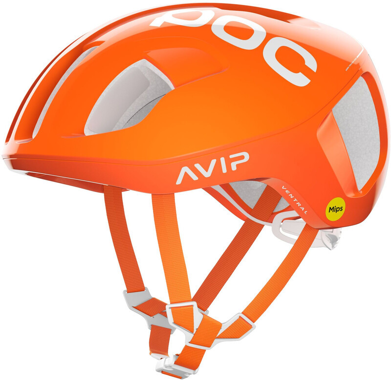 POC Ventral MIPS Helmet, pomarańczowy M | 54-60cm 2022 Kaski szosowe 10750-1217-MED