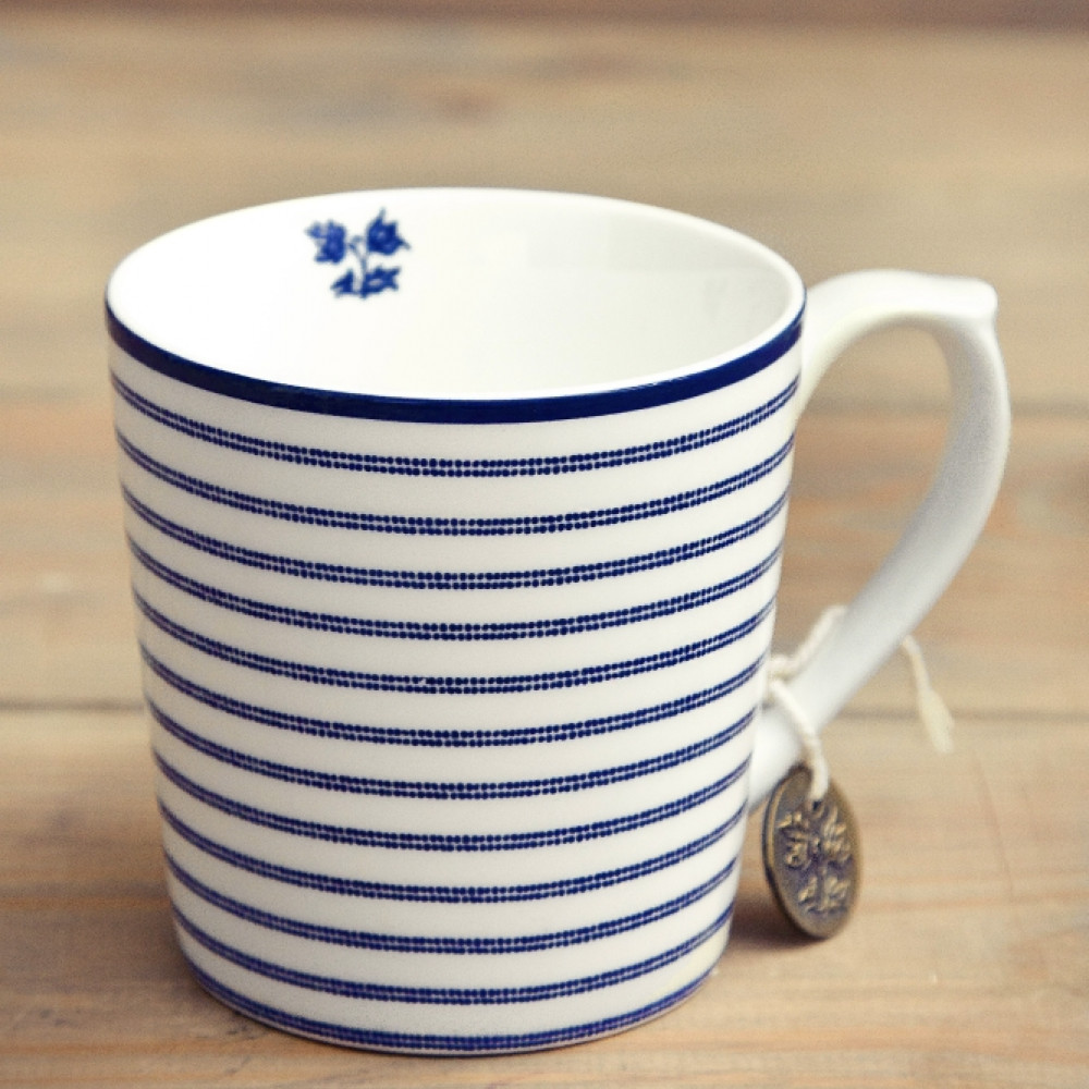 Laura Ashley Laura Ashley kubek porcelanowy Candy Stripe pojemność 220 ml