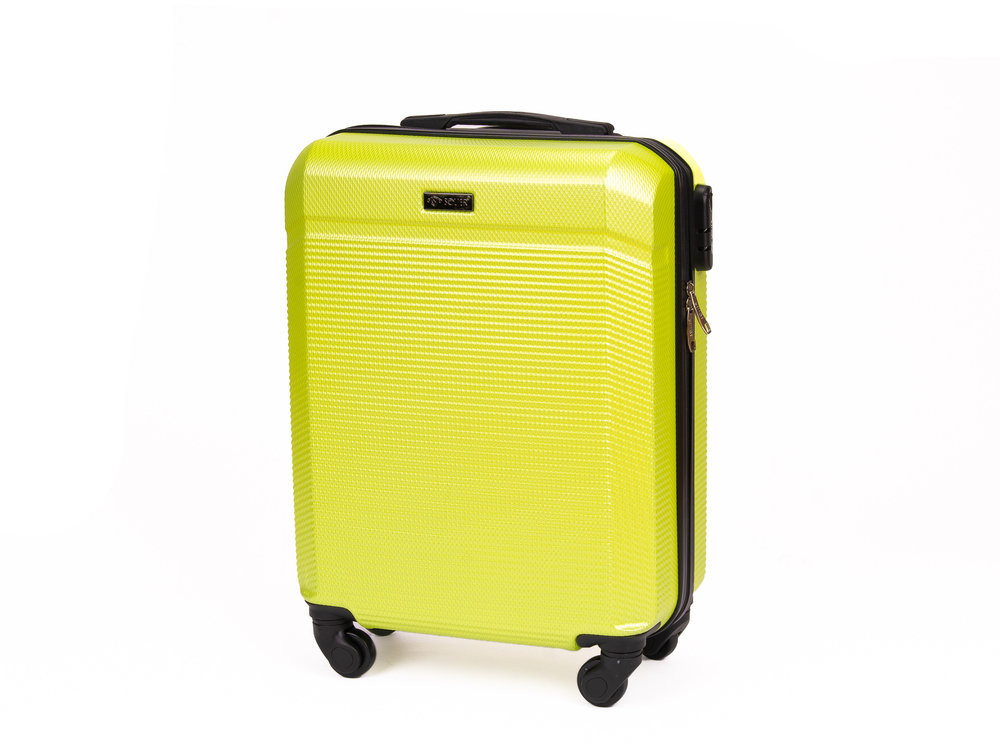 Solier Luggage Walizka podróżna mała ABS STL945 żółta