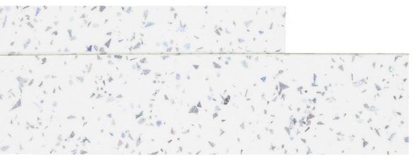 Biuro Styl Obrzeże do blatu Z KLEJEM 38MM WHITE GALAXY 030S