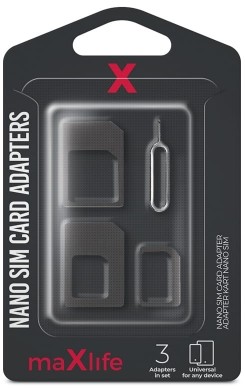 MaxLife MaxLife Adaptery Maxlife do karty Nano SIM 8_2240961
