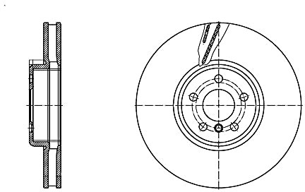 BLUE PRINT ADBP430020 tarcza hamulcowa, 1 sztuka ADBP430020