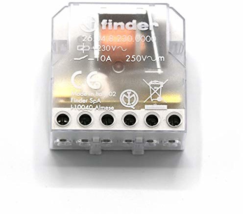 finder Finder 26048230000PaS przełącznik udarowy Box 230 VAC, 2 fazy nr 4, 10 A 260482300000PAS