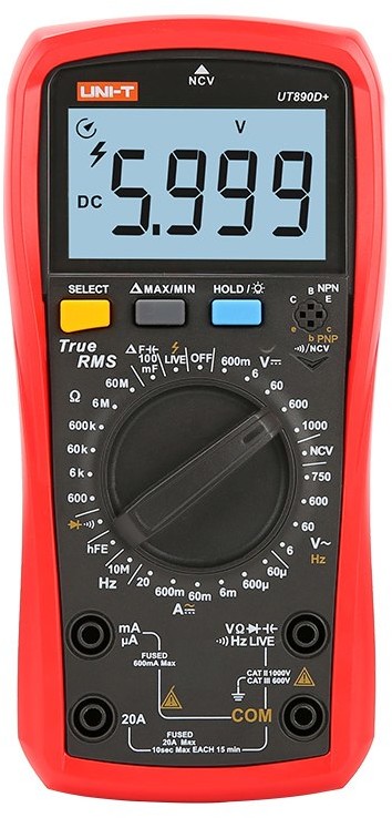 Miernik uniwersalny Uni-T UT890D+