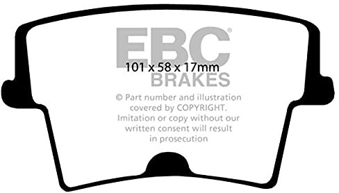 EBC Brakes DP1722 Blackstuff okładziny hamulcowe DP1722
