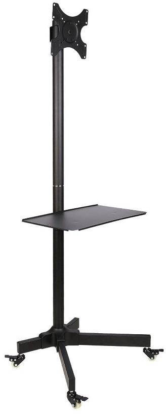 Techly Techly Stojak mobilny do TV LCD/LED/Plazma 19''-37'' 20kg VESA pochylany z półką 100723