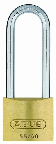 Abus ABUS  55/40 40 MM z mosiądzu z kłódką długa szekla 63  abu5540ls63