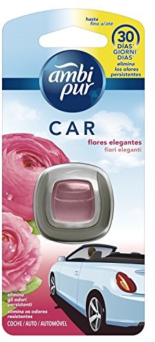 Ambi Pur samochód prądem z funkcji automatycznego Neutralizator Clip, kwiaty, 2 ML 4015600641610