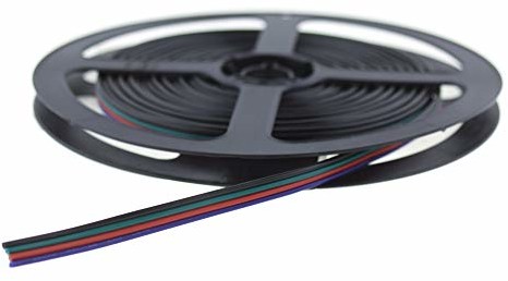 Seki Kabel przedłużający do RGB (płaski kabel) do pasków RGB LED SMD5050 od 5  50 meter (312758)