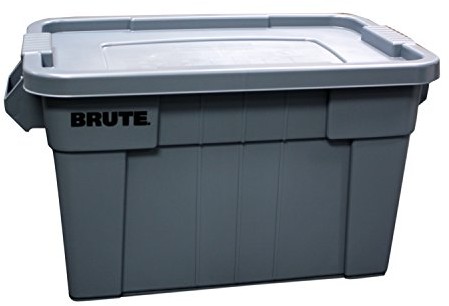Rubbermaid Commercial Products Rubbermaid 53 litrów Brute Tote z pokrywą  parent, szary FG9S3100GRAY