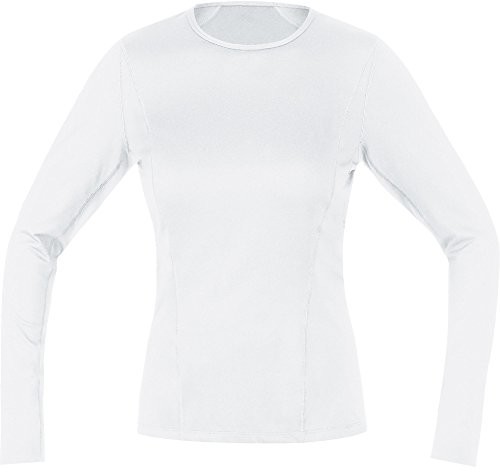 Gore Wear koszulka oddychająca damska koszulka termiczna-polowa-T-Shirt, Gore M Women Base Layer Thermo Long Sleeve,,,,, 100315, biały, 38 -0100-Medium100315010004-0100