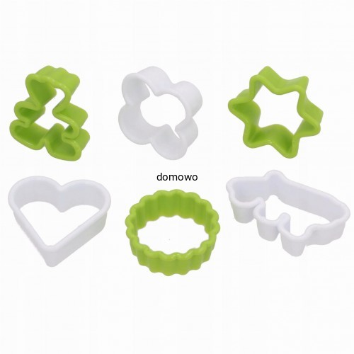 PLASTIKOWE FOREMKI wykrawacze CIASTEK- 6 szt-