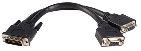 StarTech com DMSVGAVGA1 DMS-59 adapter Y DMS59 LFH59 kabla (wtyczka) do 2 X VGA (żeński) Splitter