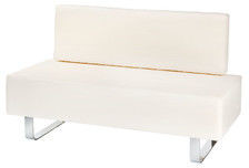 Beauty System Kanapa do poczekalni Messina BD-6713 kremowe BD-6713/143