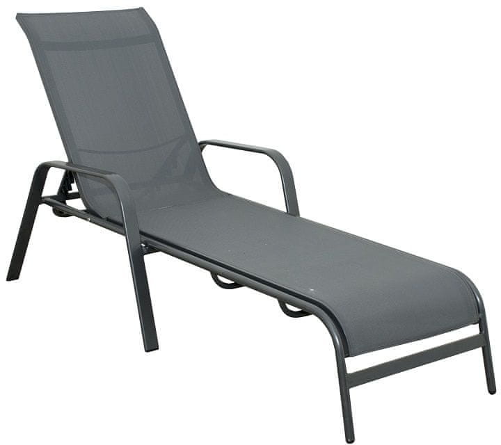 Doppler leżak ogrodowy Pesaro antracyt