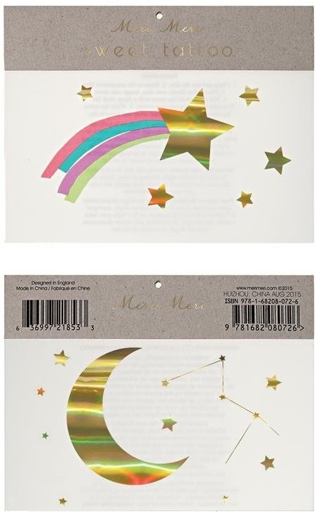 Meri Meri Tatuaże Gwiazdy
