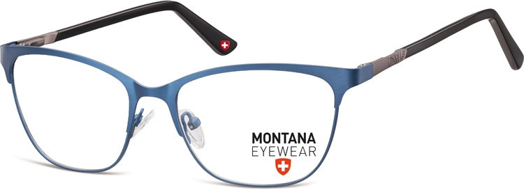 Montana Oprawki Kocie optyczne MM606B niebiesko-czarne MM606B