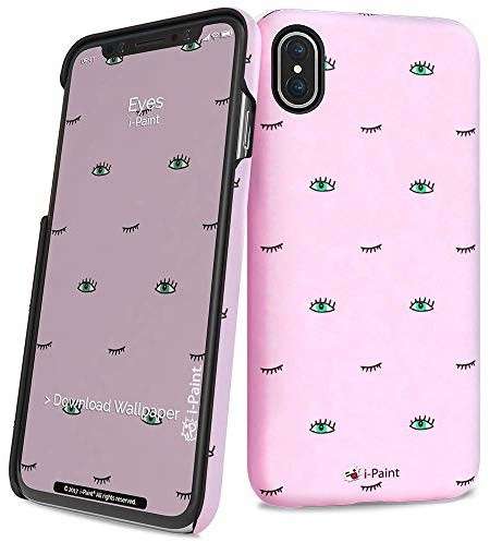 i-Paint Eyes ochronne twarde etui na telefon iPhone X EYES - HC - IPX