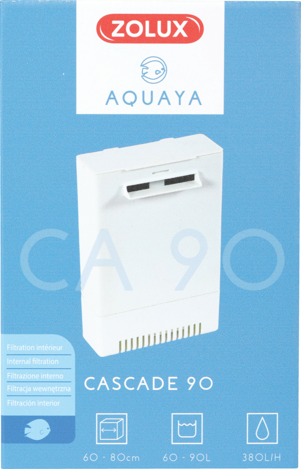 Zolux AQUAYA Filtr Cascade 90 kol biały 326524