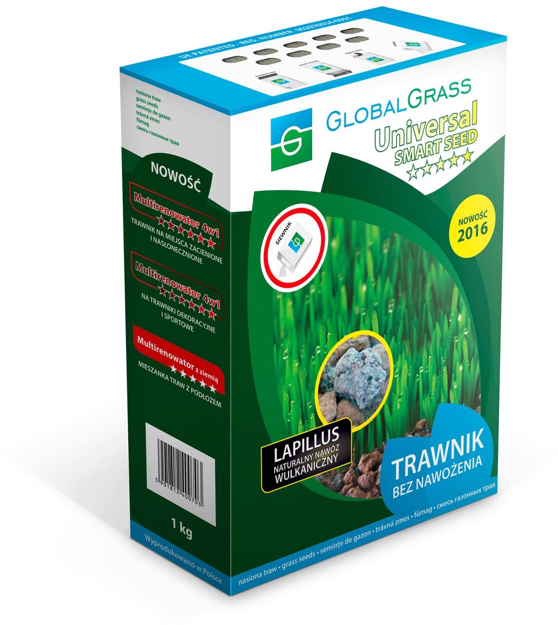OBI Global Grass Mieszanka traw Universal smart seed 1 kg
