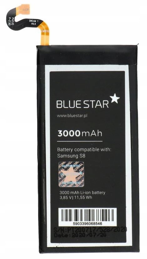 Blue Star Mocna Bateria do Samsung Galaxy S8 3000mA