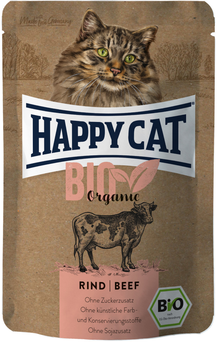 HAPPY CAT Bio Wołowina 85g