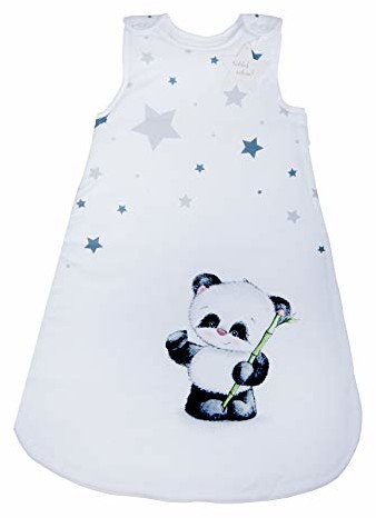 Herding Śpiwór Baby Panda, rozmiar: 90 x 45 cm, z markowym zamkiem błyskawicznym dookoła, z dwoma markowymi zatrzaskami
