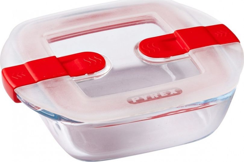 Pyrex Pojemnik na Lunch Pyrex COOK&HEAT Przezroczysty Szkło 0,35 l S2700432