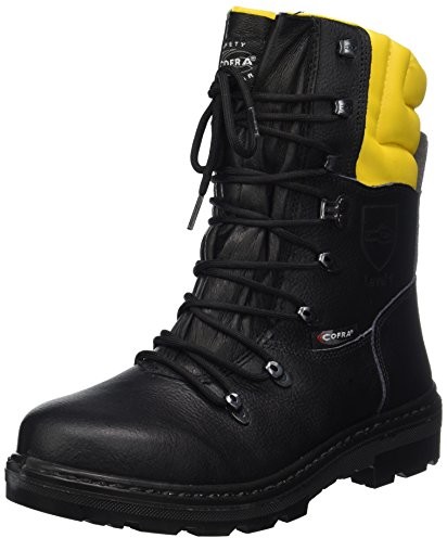 Cofra S.r.l. Buty odporne na przecięcia Cofra Woodsman Bis dla pracowników leśnych, z ochroną przed przepiłowaniem, kolor czarny, 25580-000, 41, czarny 25580-000