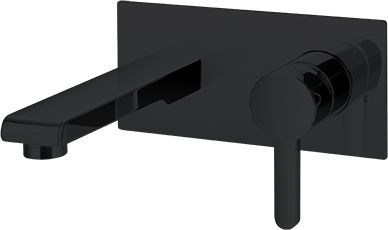 Omnires Bateria umywalkowa 9,5x20,5 cm podtynkowa CZARNY PÓŁMAT DARLING