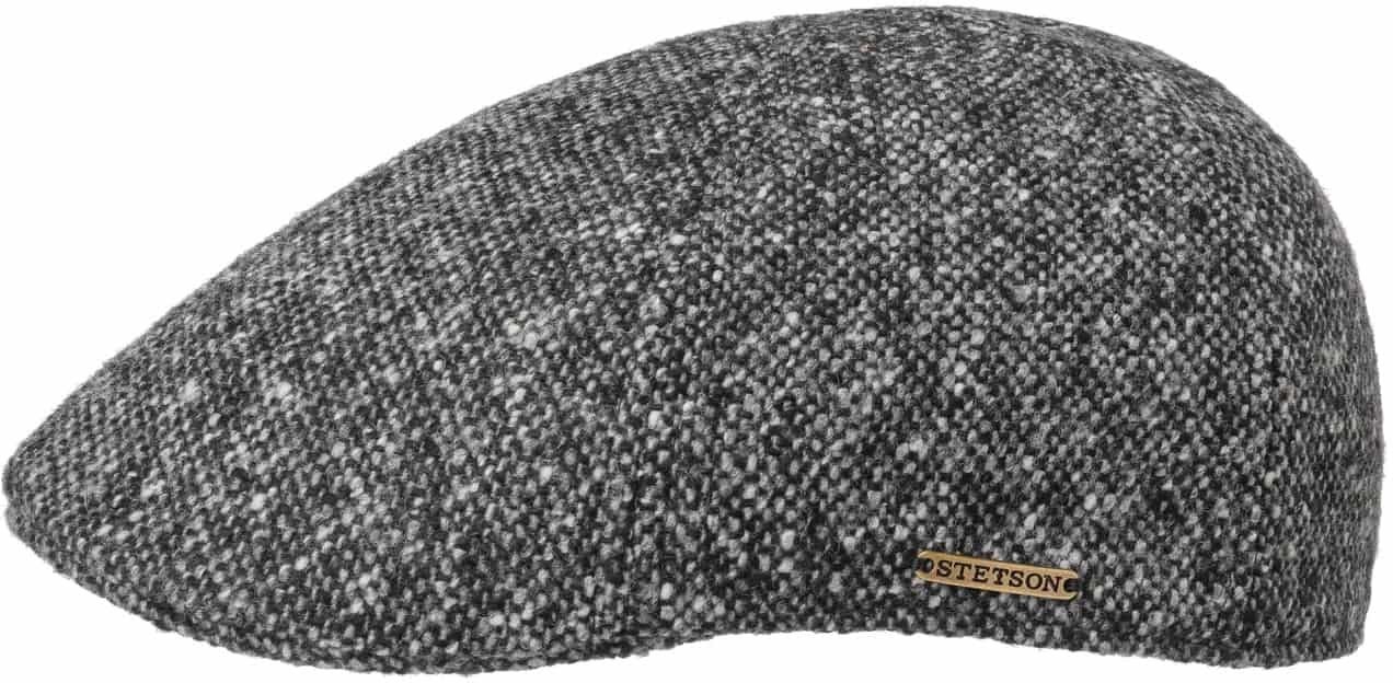 Płaski Kaszkiet Texas Donegal Wool by Stetson, szary melanż, L (58-59 cm)