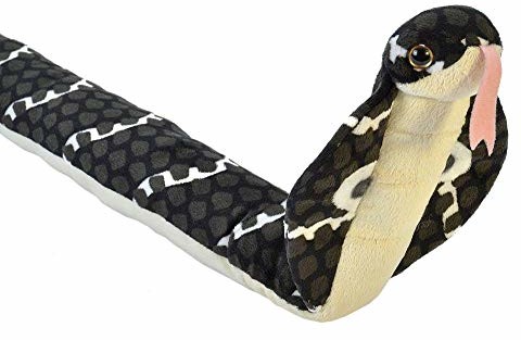 Wild Republic Peluches 20730 Snakes' Cobra z kapturem, pluszowa zabawka, 137 cm 19153