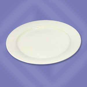 Bauscher Menu talerz płaski budowlanych. Okno biała D: 257 mm 6 szt VE = 1 800025