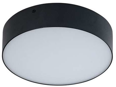 Azzardo Plafon LAMPA sufitowa MONZA SHR653000-20-BK natynkowa OPRAWA klasyczna okrągła LED 20W czarna SHR653000-20-BK