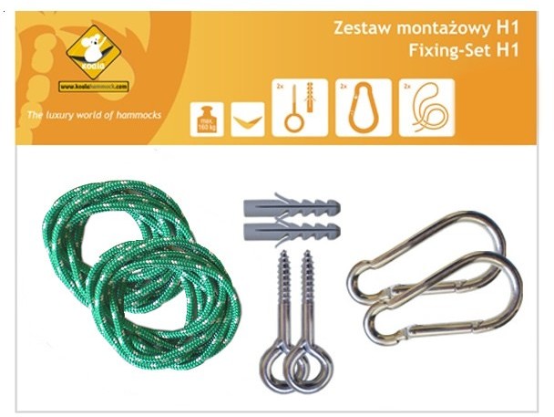 Koala Akcesoria montażowe Zestaw montażowy H1_1 do hamaków zh1_1