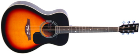 Vintage V300VSB - FOLK GUITAR, SOLID TOP, S/BURST 36980