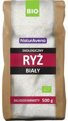 Naturavena NaturaVena Ryż Biały Długoziarnisty 500g