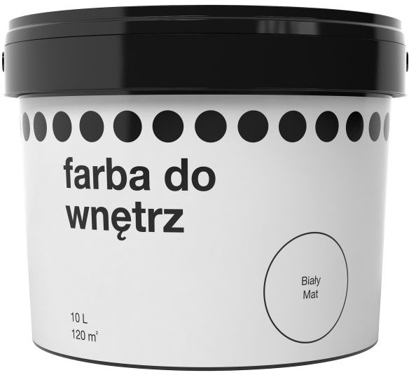 Farba biała mat 10 l H31871-10L