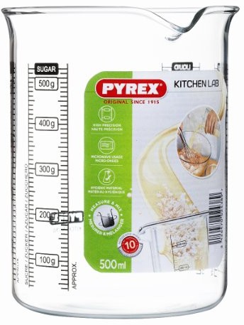 Pyrex 505040 Kitchen Lab, 0,5 L LABBK50/5040