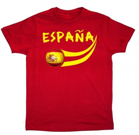 Supportershop Koszulka kibica piłki nożnej Hiszpania 5060360365398