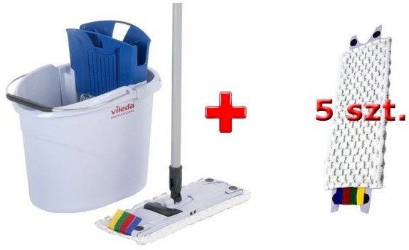 Vileda PROFESJONALNA Zestaw Ultraspeed Mini + 5 wkładów Microlite Zes000023