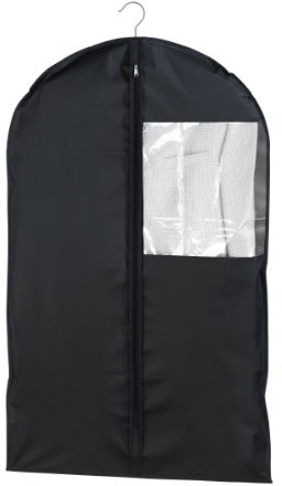 Wenko WENKO 43821010100 szafa na ubrania, kolor: czarny, materiał: tworzywo sztuczne PEVA, wymiary: 75 x 150 x 50 cm, 100 x 60 cm 43821030100