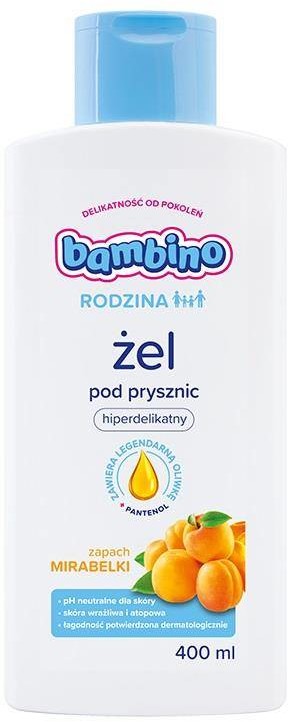 Bambino Rodzina żel pod prysznic hiperdelikatny Mirabelka 400ml 92115-uniw